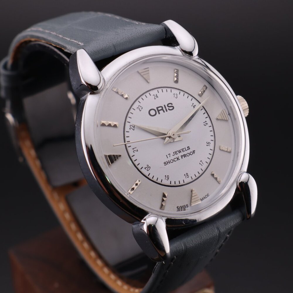 Oris Vintage Swiss 17 Jewels Hand-Wound Mechanical Men's Watch - FREE SHIPPING